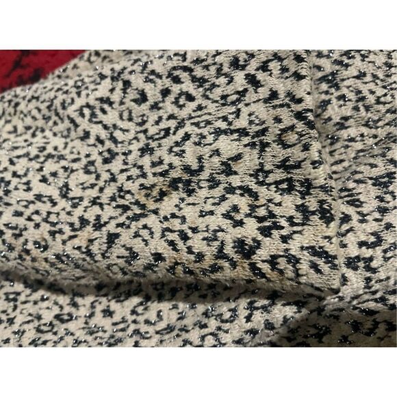 Anthropologie Cartonnier Rowan Leopard Jacket Size S Trench Coat Shimmer Sparkle - Picture 7 of 16
